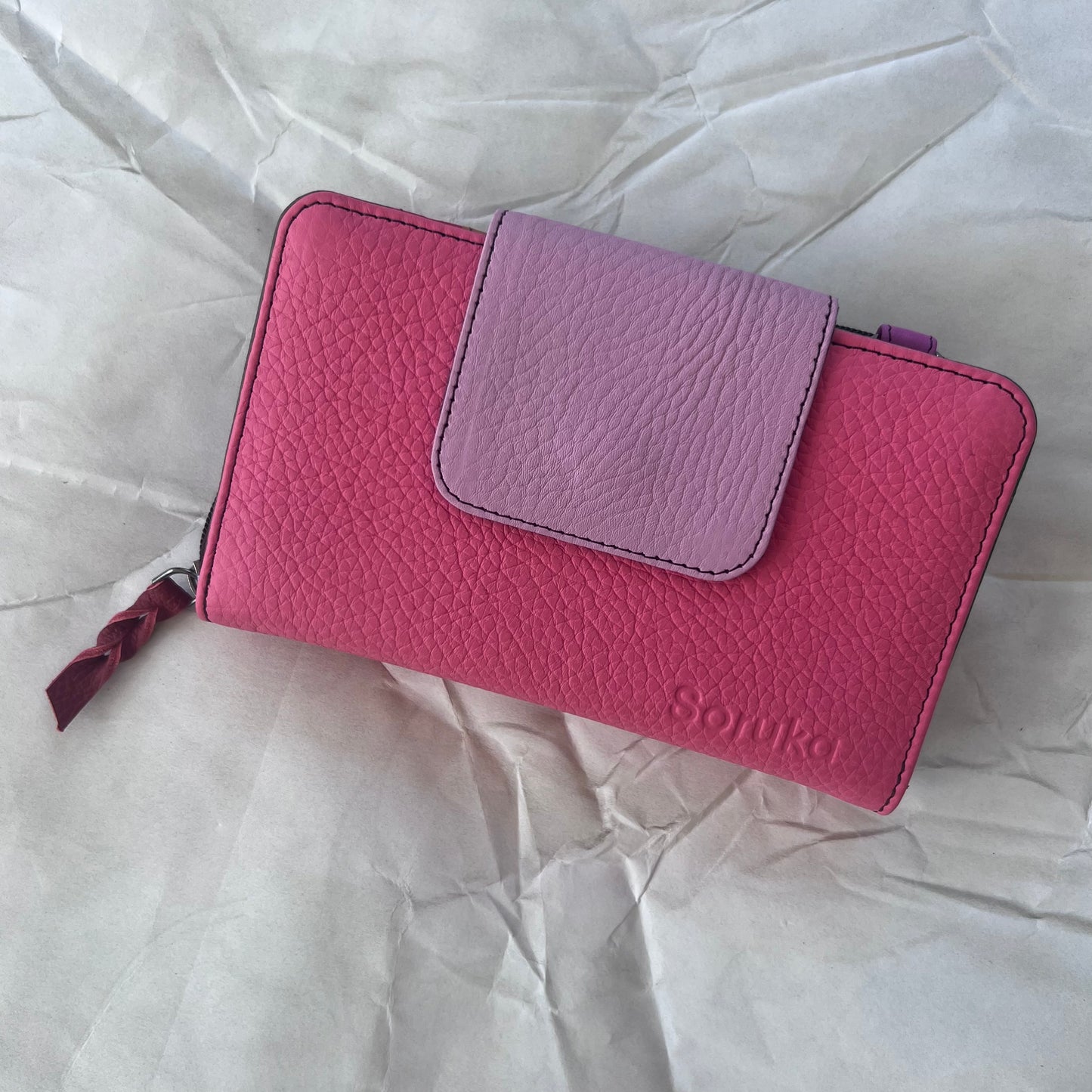 pink Beatrice Clutch
