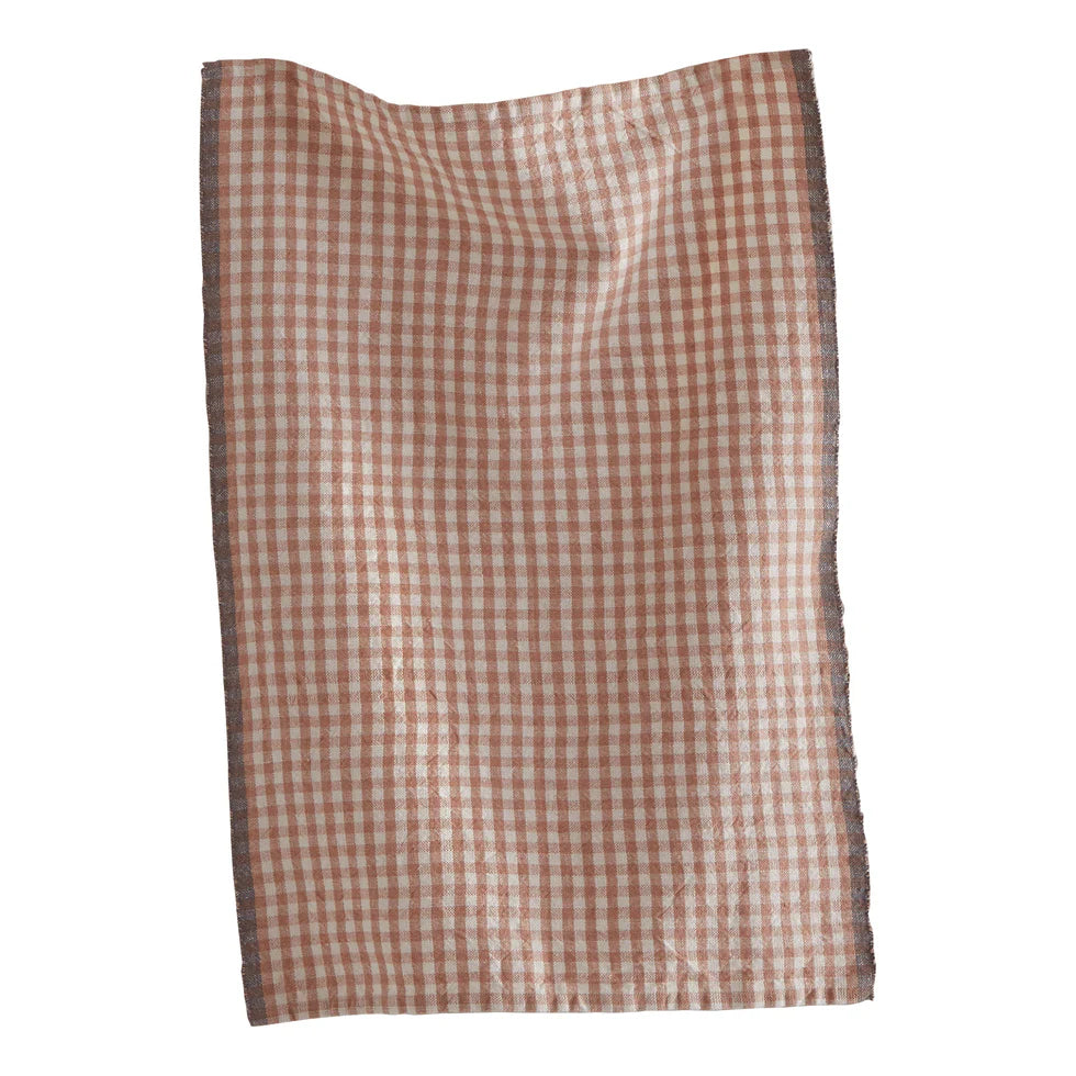 Tag Ltd. Linen Check Dishtowel