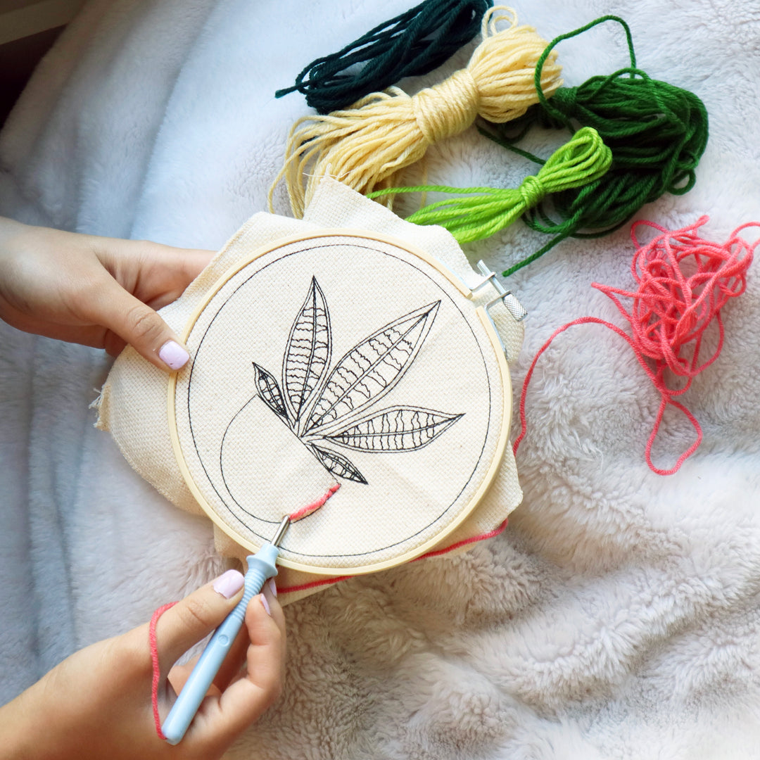 needle punch at work