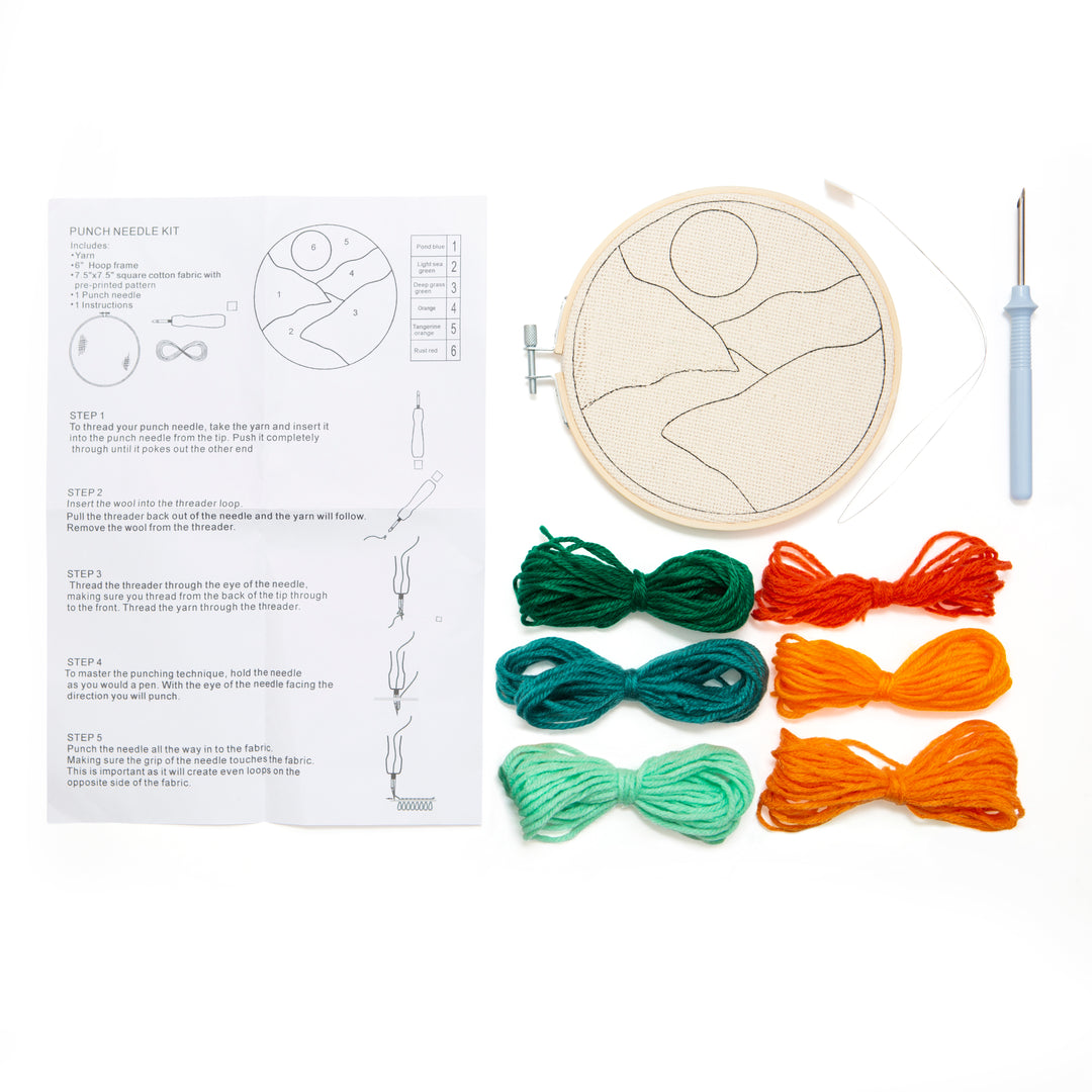 pieces in punch needle kit