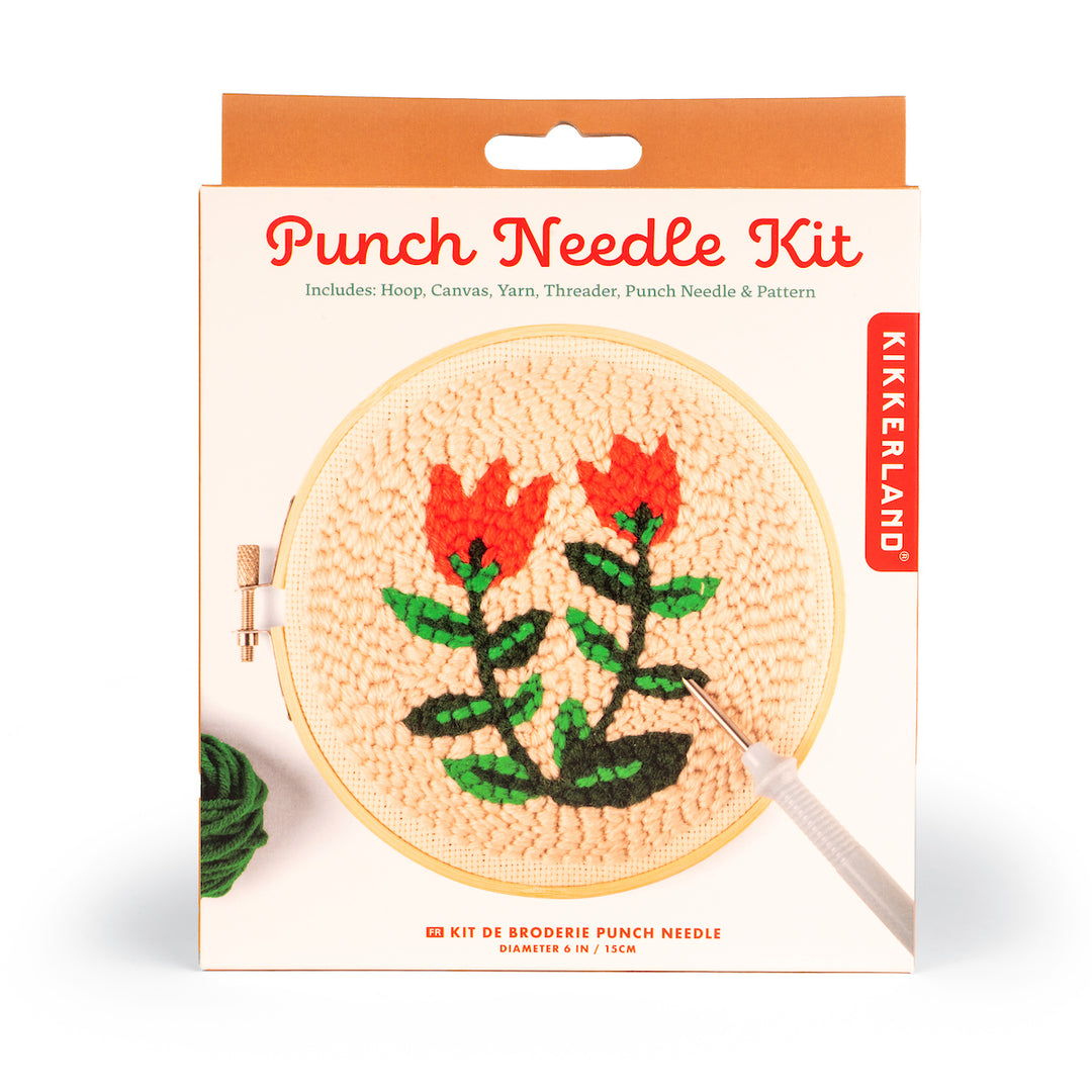 punch needle kit packaging
