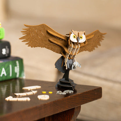 a 3d puzzle being built on a table