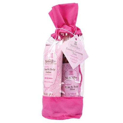 wildflower body product giftset shown on a white background