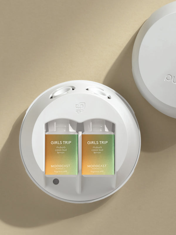 2 girls trip vials in a pura device