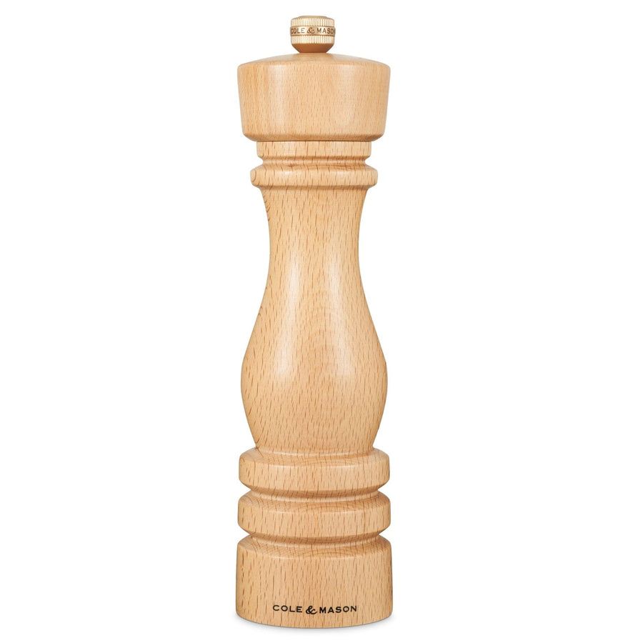 london natural pepper mill on a white background.