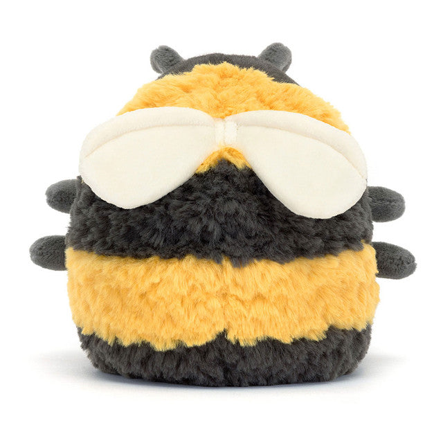 back view of Albee Bee Plush Toy