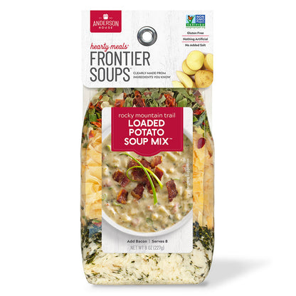 Package of Rocky Mountain Trail Loaded Potato Soup Mix