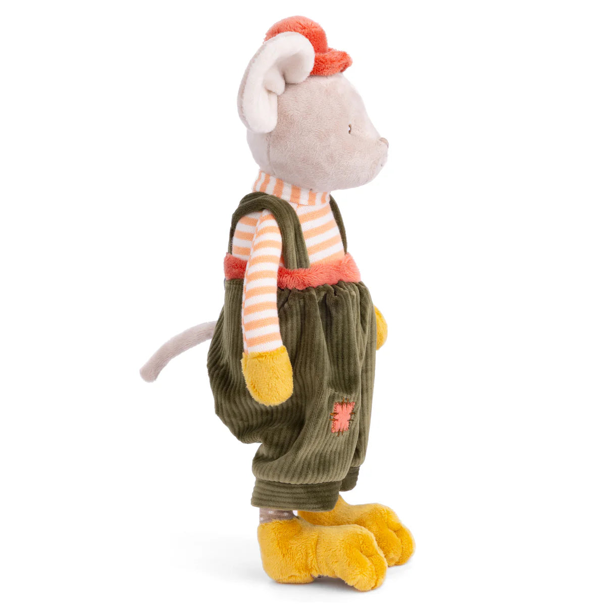 side view of Henry Mouse Plush Toy