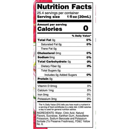 Nutrition facts and ingredient list. Please call 501-327-2182 for more information.