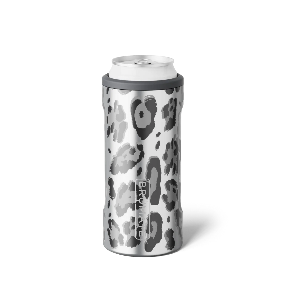The BrüMate - Hopsulator Slim in pattern Metallic Leopard