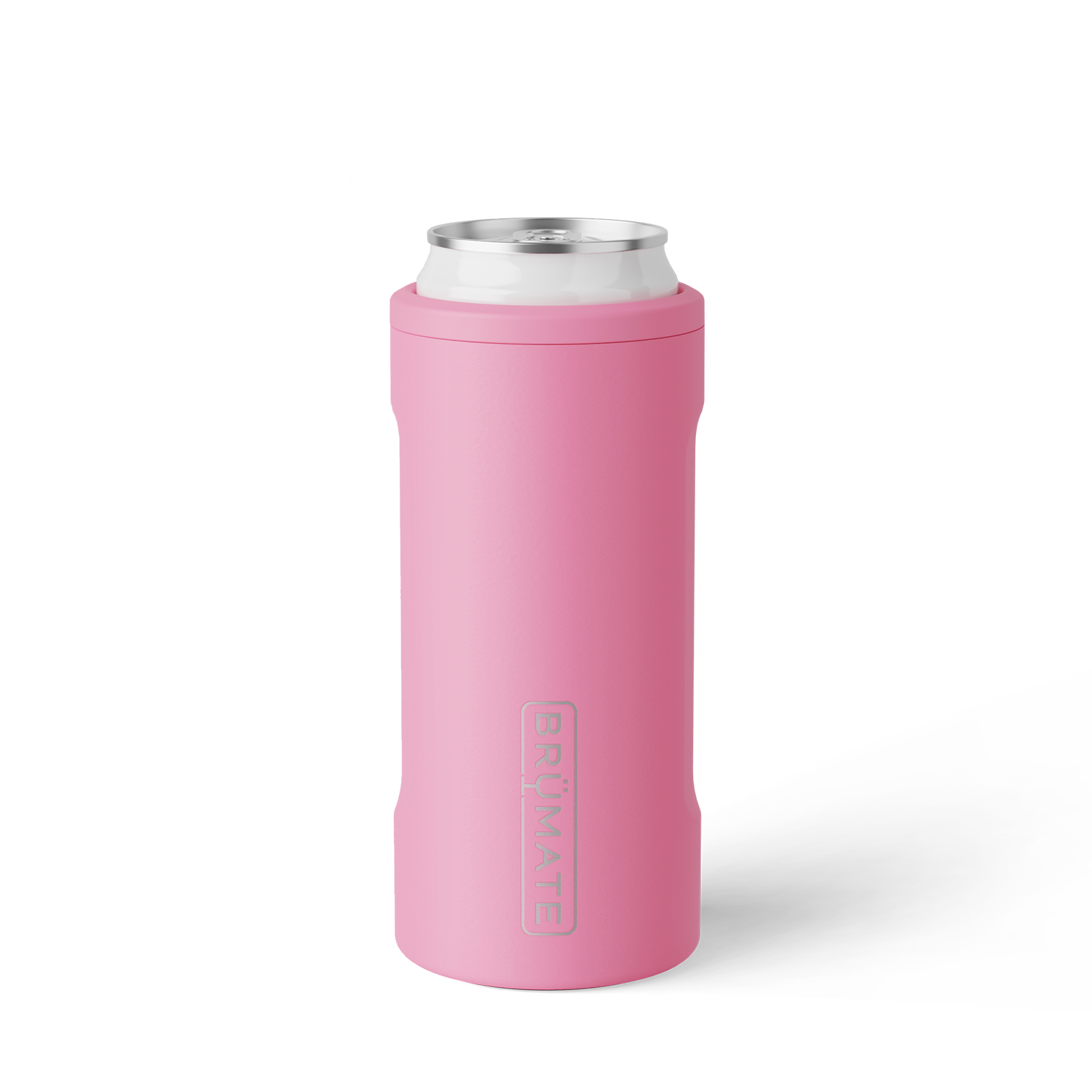 pale Pink can holder with shown on a white background