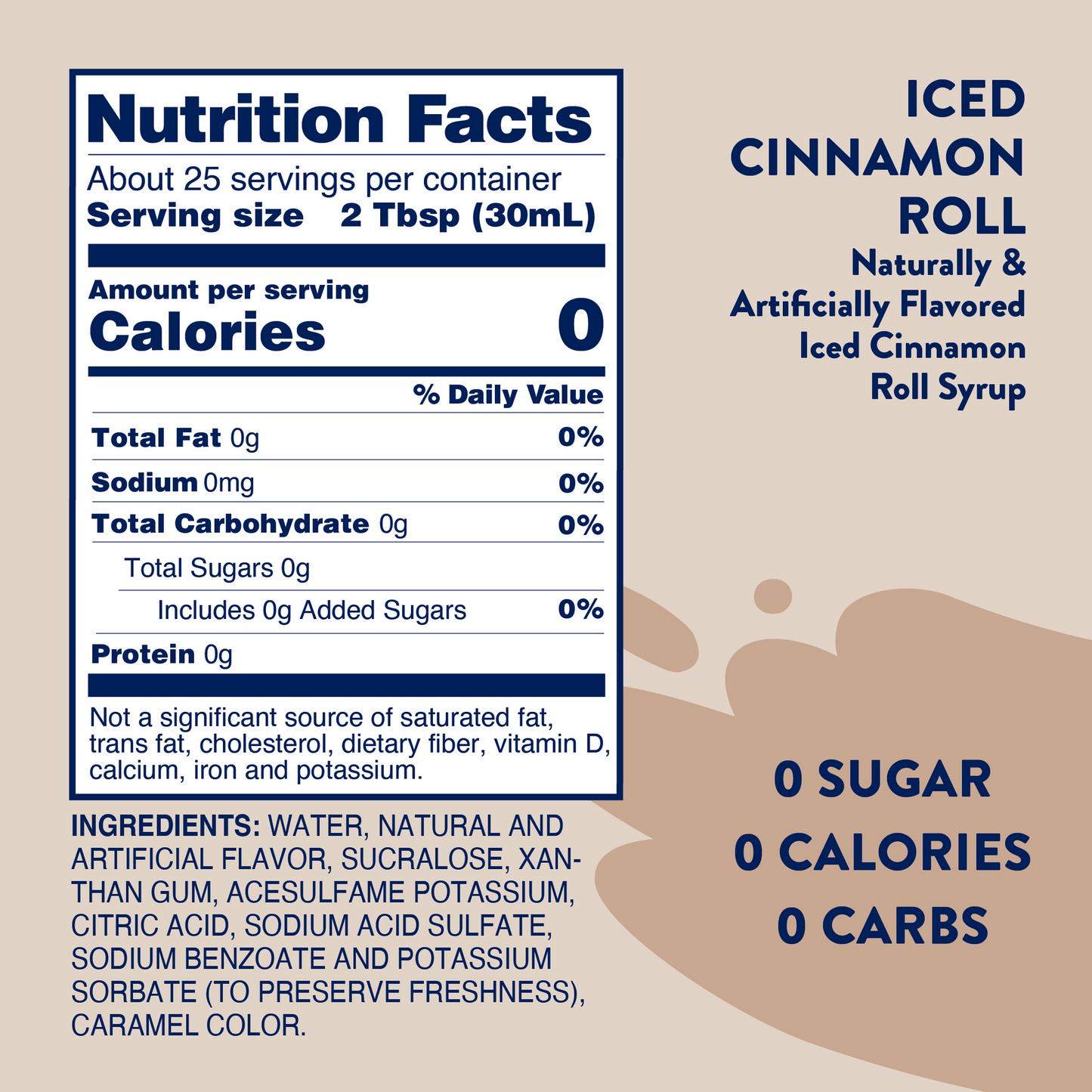 Nutrition facts on product label. Call 501-327-2182 for more information.