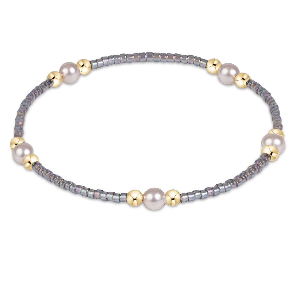 Hope Purpose Pearl Bracelet, Morning Mist