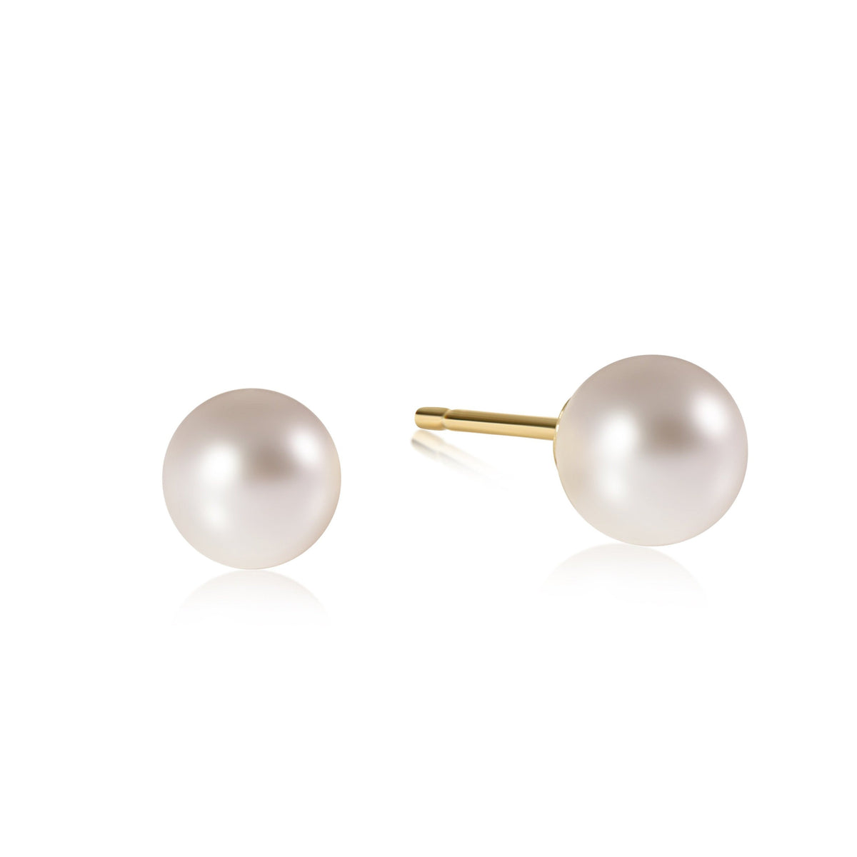 the Classic 8mm Ball Stud, Pearl