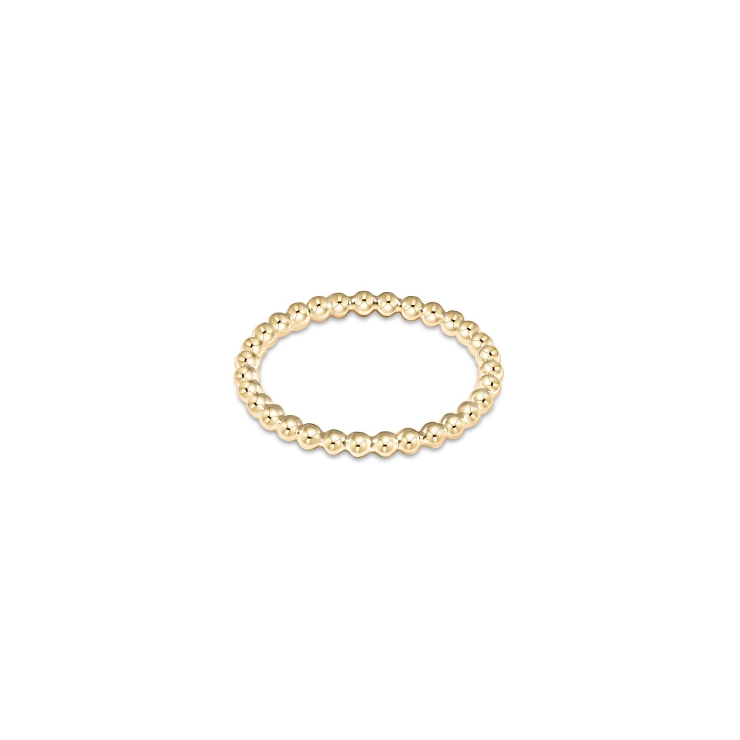 enewton - Classic Gold 2mm Bead Ring