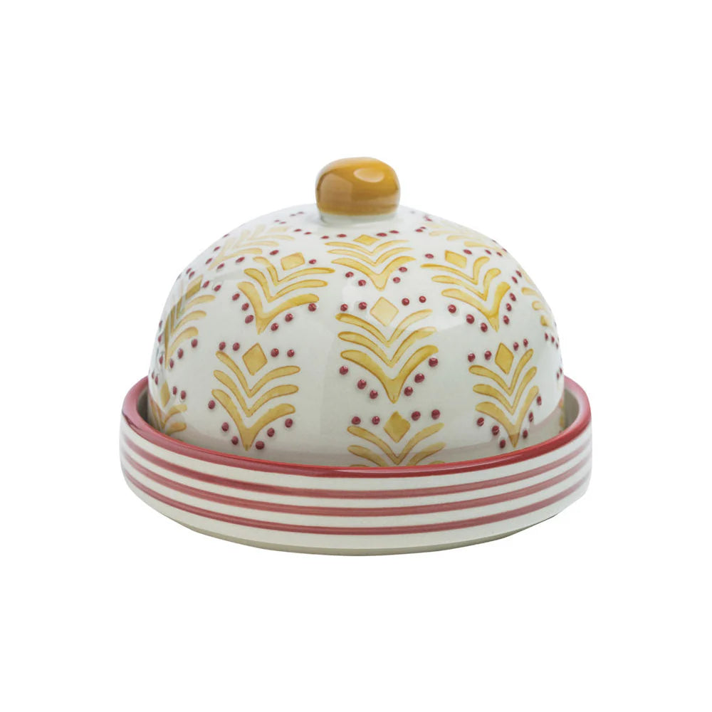 Art Deco Cheese Bell shown on a white background