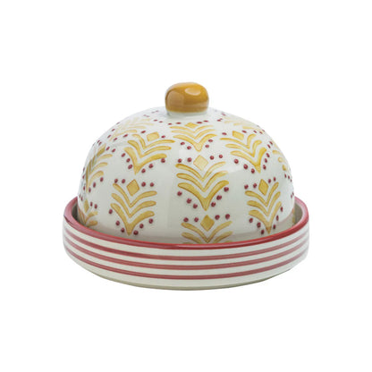 Art Deco Cheese Bell shown on a white background