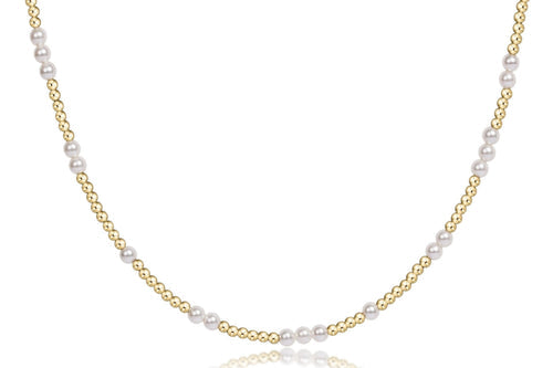 17" Choker Hope Unwritten, 3mm Pearl