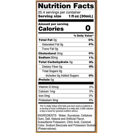 Nutrition facts and ingredient list. Please call 501-327-2182 for more information.