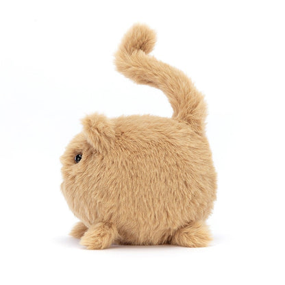 side view of Kitten Caboodle toy on a white background.