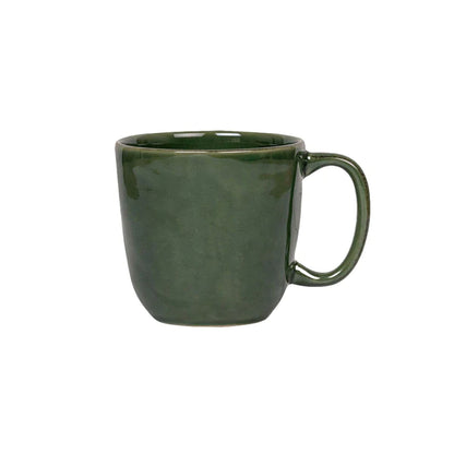 basil green mug on a white background
