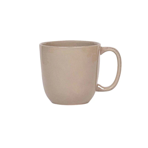 taupe mug on a white background