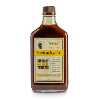 bottle of Kentuckyaki on a white back ground.