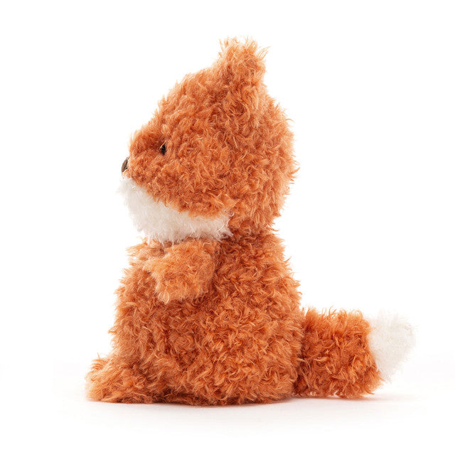 side view of Little Fox Plush Toy