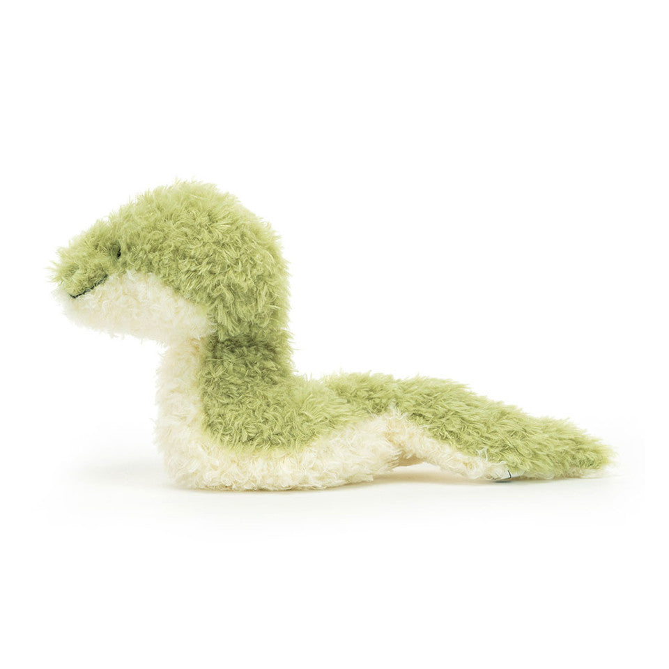 side view of Little Snake Plush Toy.