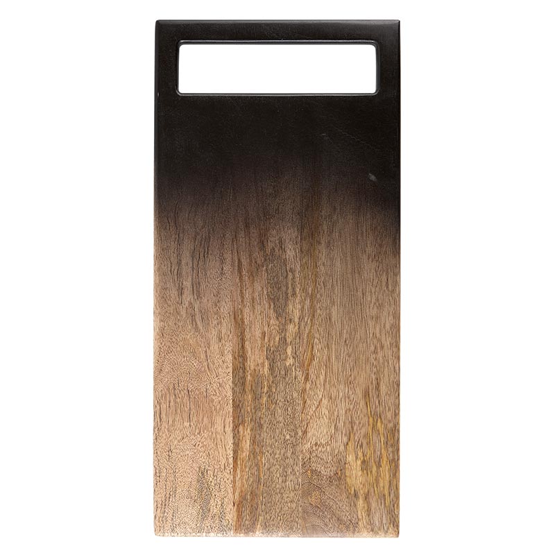 wide ombre serving board on a white background.