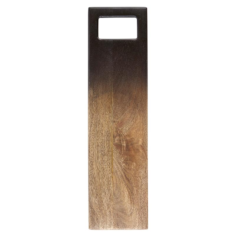 narrow ombre serving board on a white background.