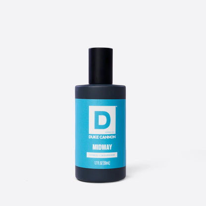 Midway Proper Cologne bottle on a white background