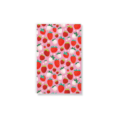 front view of Berrylicious  notebook on a white background.