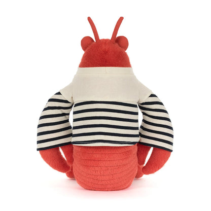 back view of Larry Lobster Sailor Outfit Plush Toy