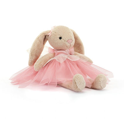front view of Lottie Bunny Fairy Plush toy.