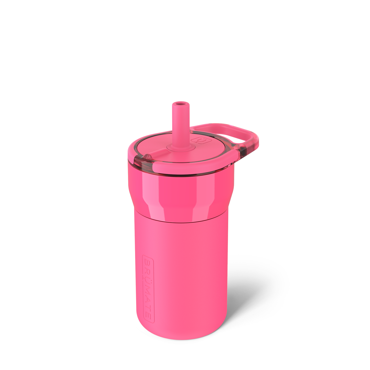 neon pink Leap 12 Ounce water bottle