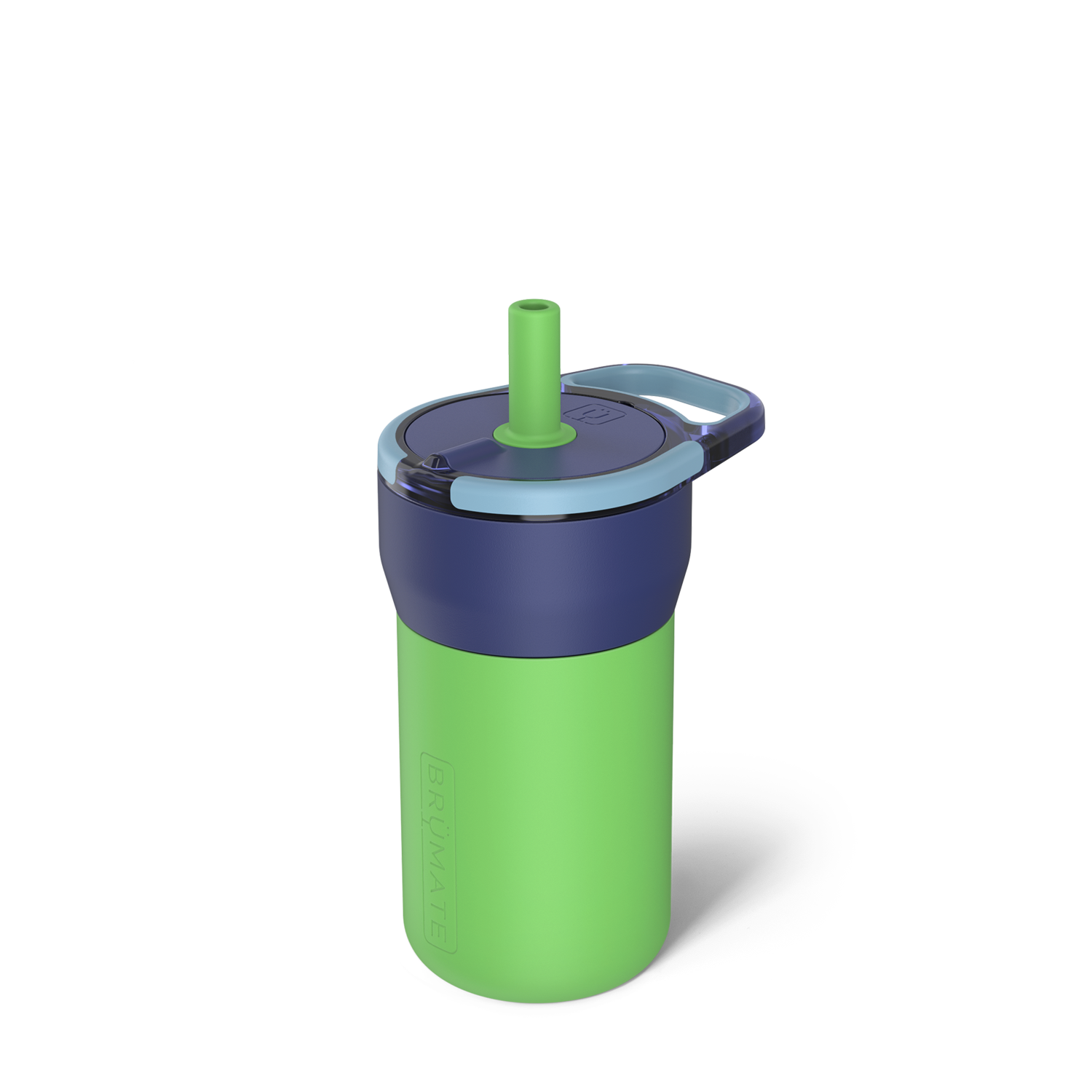 neutron blue and green Leap 12 Ounce water bottle