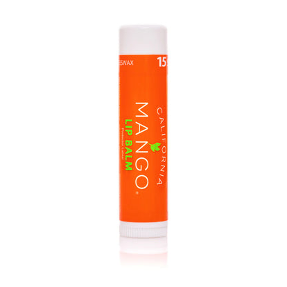 spf lip balm on a white background