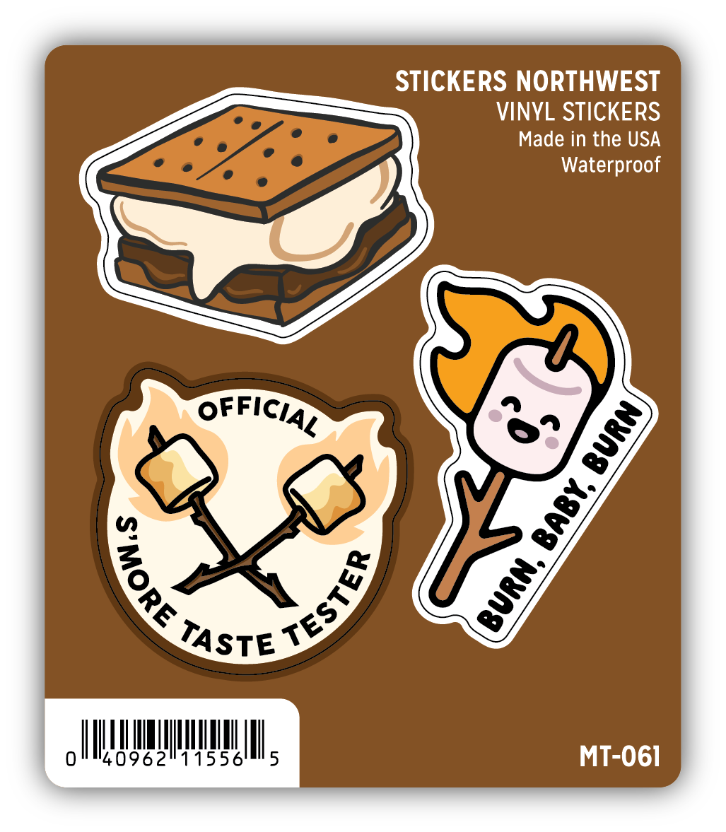 Stickers Northwest - S'Mores Mini Sticker Trio