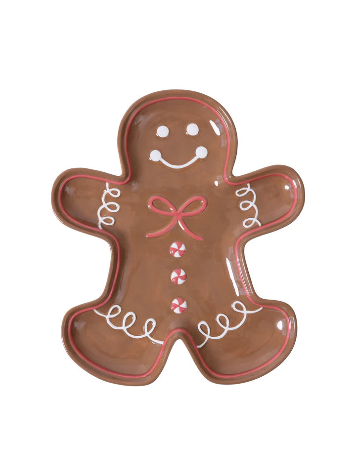 Gingerbread Man Platter shown on a white background.