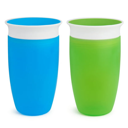 blue and green cup