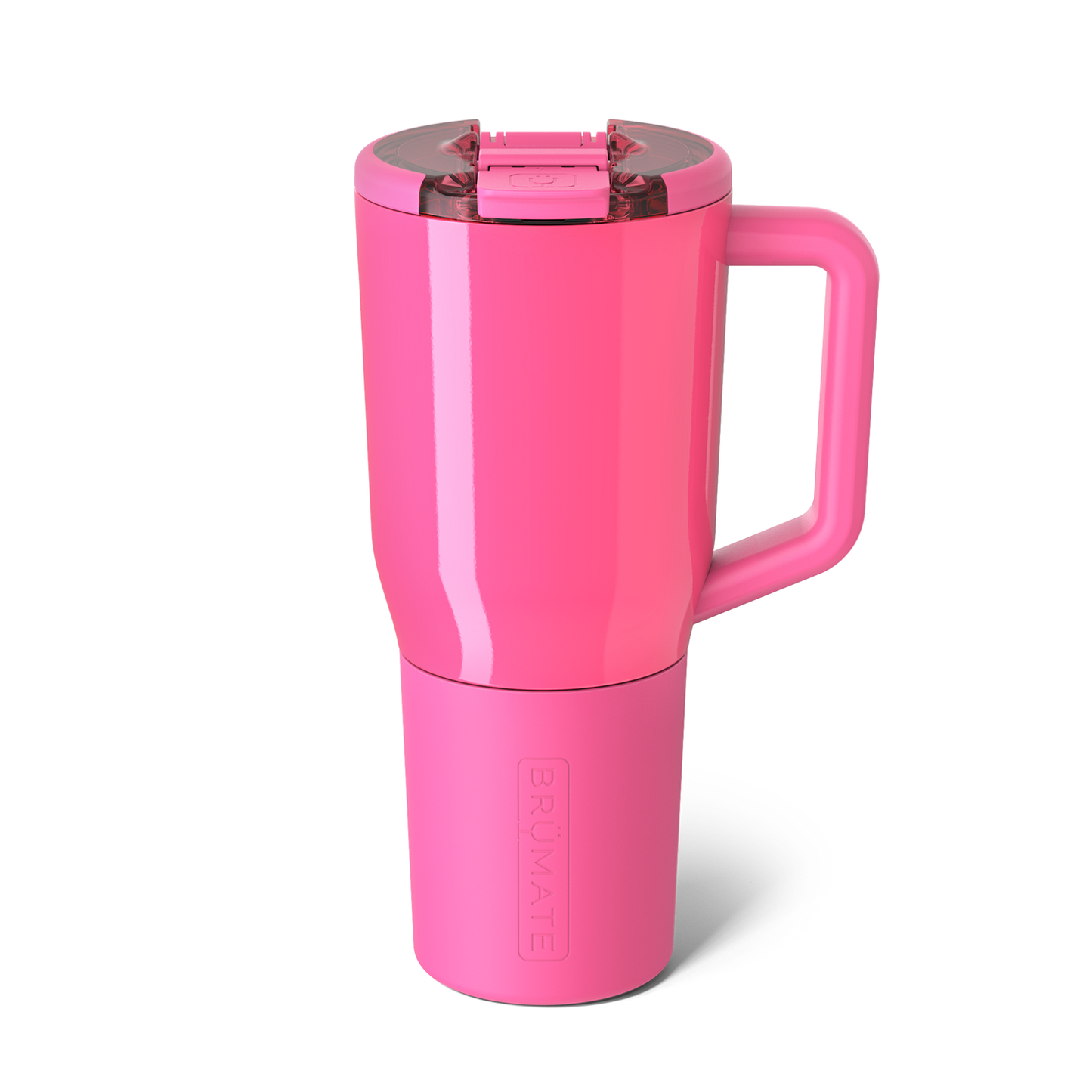 neon pink muv tumbler.