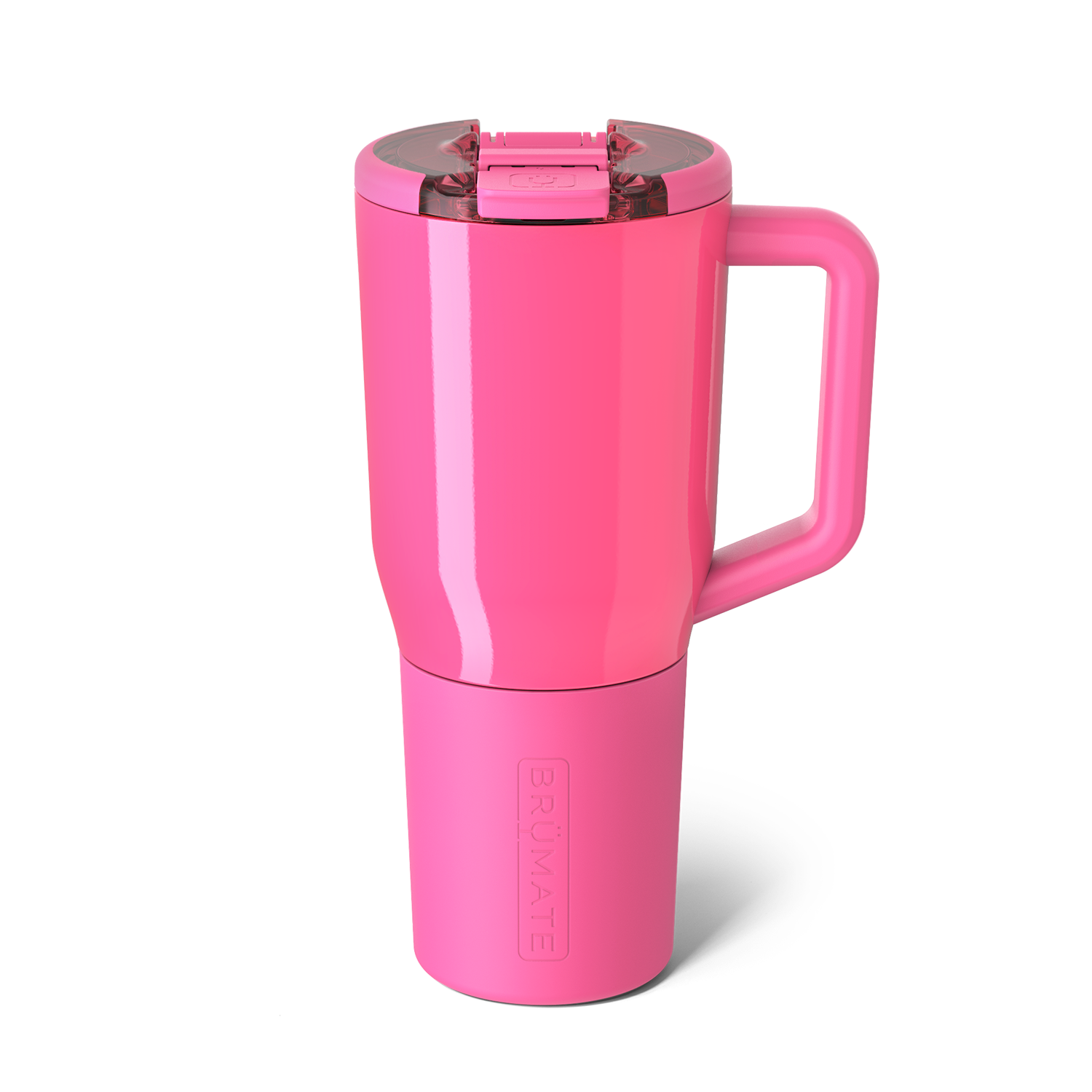 neon pink muv tumbler.