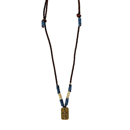 Aadi Guardian Cross Necklace on a white background