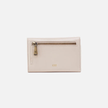 back view of pale flax jill wallet