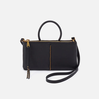 black Sable Crossbody with gold details