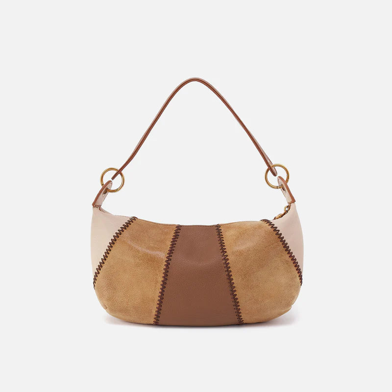 back view of the mini opal bag in timber brown