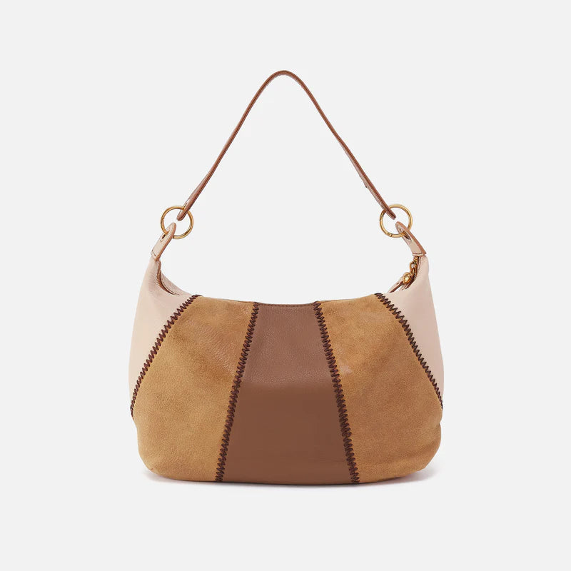 back view of timber brown opal shoulder bag