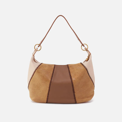 back view of timber brown opal shoulder bag