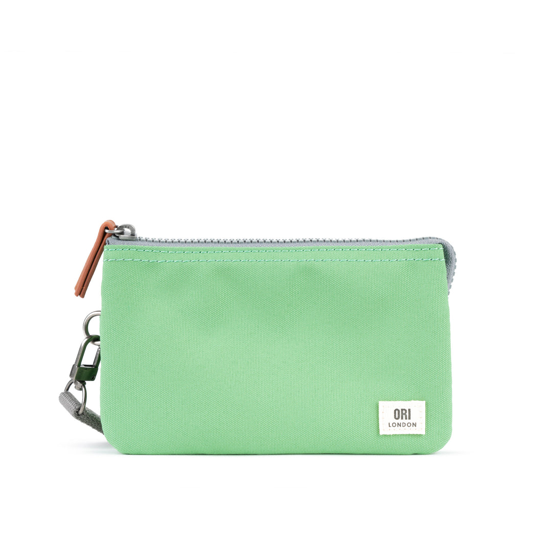 front view of Peppermint Carnaby Wristlet Wallet